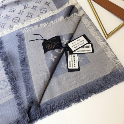 High Quality Luxury Louis Vuitton Monogram Jacquard Square Scarf – Style 26654 product detail