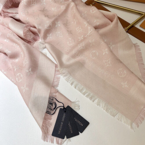 High Quality Luxury Louis Vuitton Monogram Jacquard Square Scarf product detail