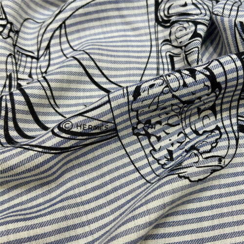 High Quality Luxury Hermes Reins Applique Pique” 140 Cm Shawl – Style 26242 product detail
