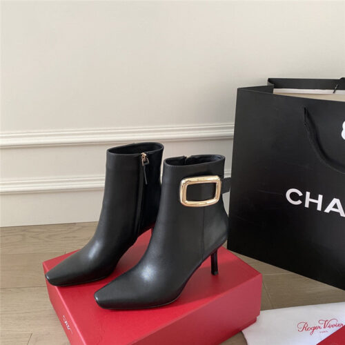 High Quality Luxury Roger Vivier New Stiletto Boots