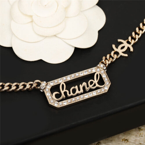 High Quality Luxury Chanel Letter Necklace – Style 50142 product detail