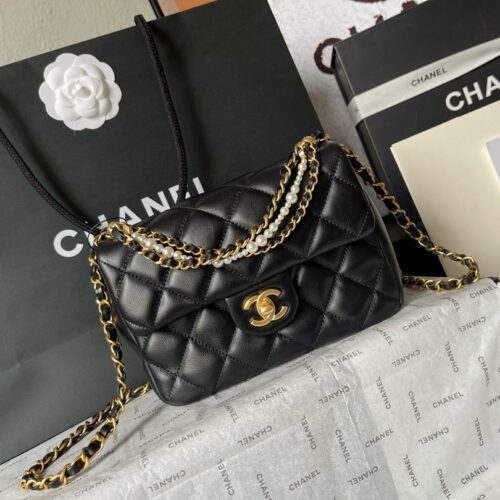 High Quality Luxury Chanel CF Handle Mini Bag alternate view