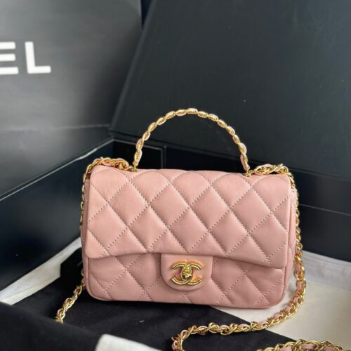 High Quality Luxury Chanel CF Handle Mini Bag – Style 47227