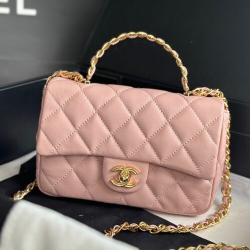 High Quality Luxury Chanel CF Handle Mini Bag – Style 47227 alternate view