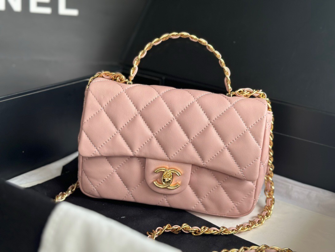 High Quality Luxury Chanel CF Handle Mini Bag – Style 47227 product detail