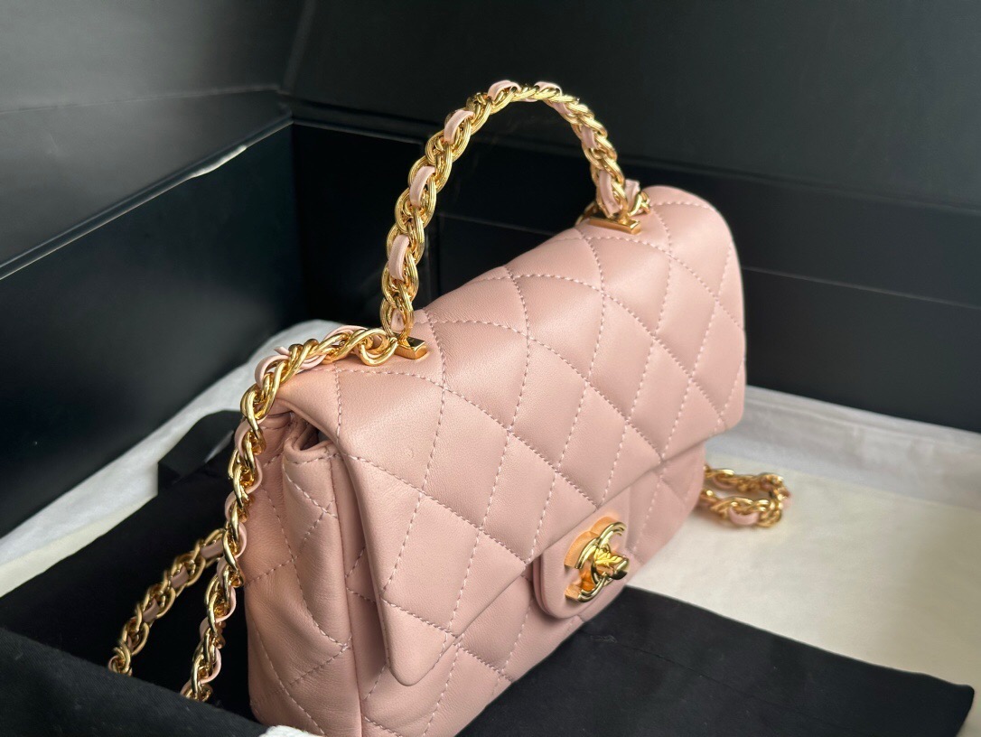High Quality Luxury Chanel CF Handle Mini Bag – Style 47227 product detail