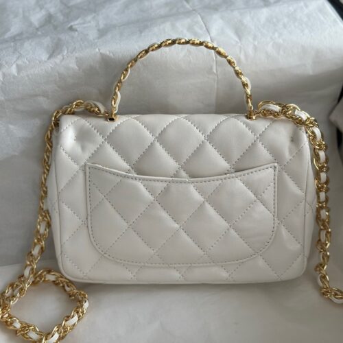 High Quality Luxury Chanel CF Handle Mini Bag – Style 47229 product detail