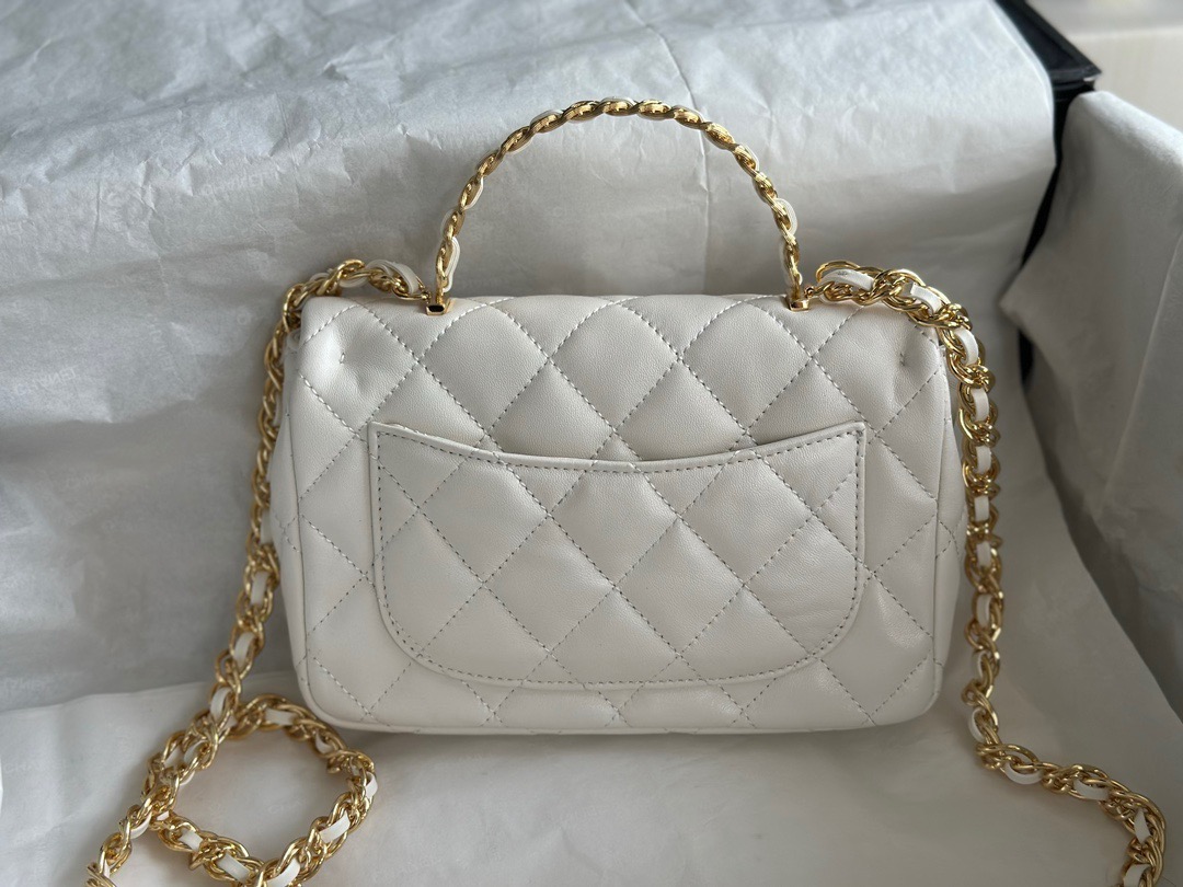 High Quality Luxury Chanel CF Handle Mini Bag – Style 47229 product detail