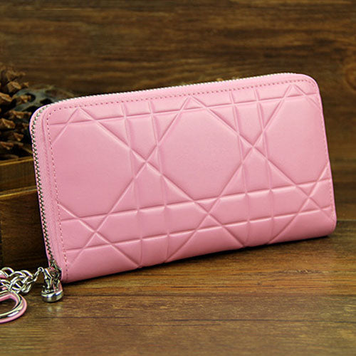 High Quality Luxury Dior Escapade Wallet 0017 Pink