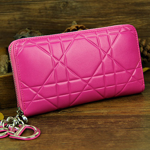 High Quality Luxury Dior Escapade Wallet 0017 Rose