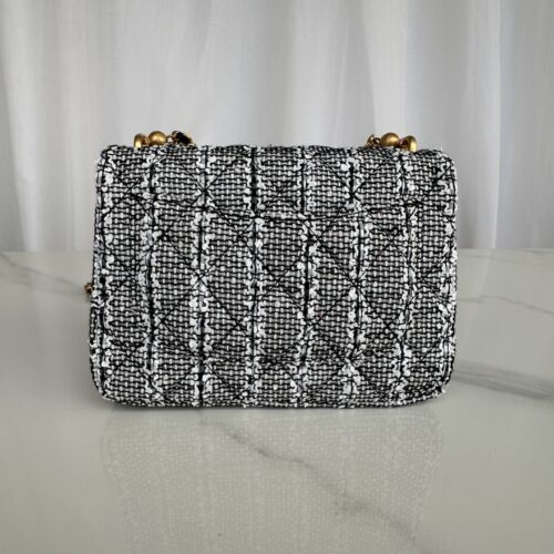 Chanel Mini Flap Tweed Imitation Pearls Bag product photo 3