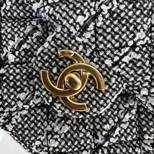 Chanel Mini Flap Tweed Imitation Pearls Bag product photo 5