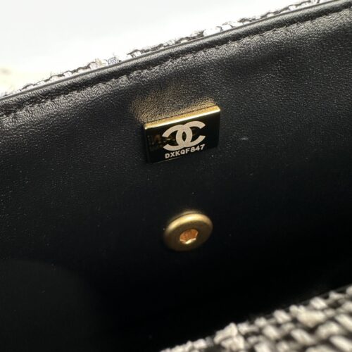 Chanel Mini Flap Tweed Imitation Pearls Bag product photo 8