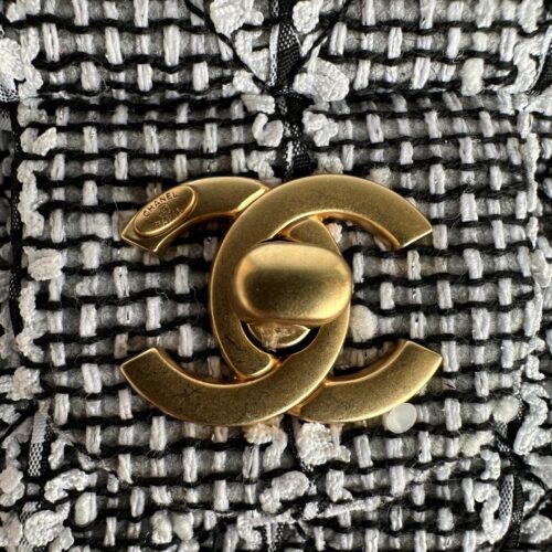 Chanel Mini Flap Tweed Imitation Pearls Bag product photo 4