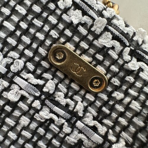 Chanel Mini Flap Tweed Imitation Pearls Bag product photo 6