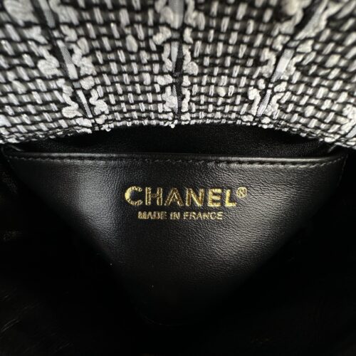 Chanel Mini Flap Tweed Imitation Pearls Bag product photo 8