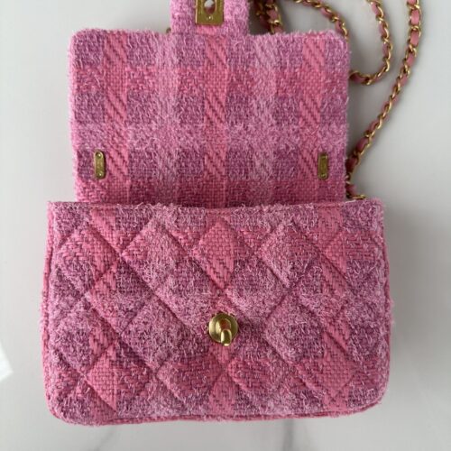 Chanel Mini Flap Tweed Imitation Pearls Bag product photo 6