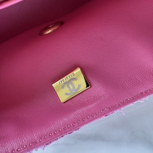 Chanel Mini Flap Tweed Imitation Pearls Bag product photo 9