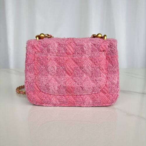Chanel Mini Flap Tweed Imitation Pearls Bag product photo 2