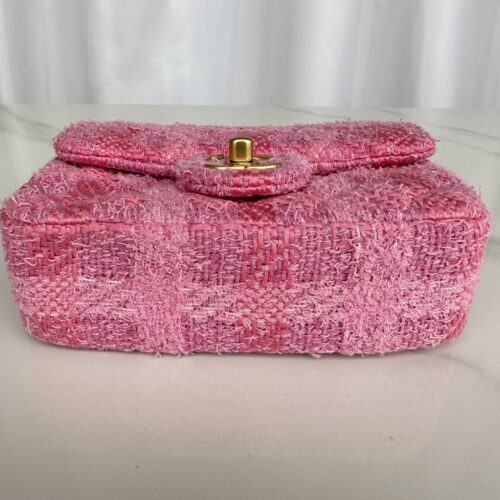 Chanel Mini Flap Tweed Imitation Pearls Bag product photo 3