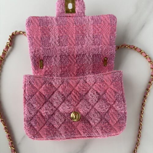 Chanel Mini Flap Tweed Imitation Pearls Bag product photo 5
