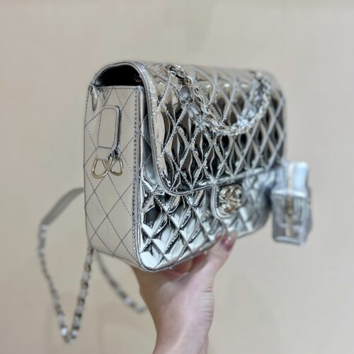 CHANEL SILVER BACKPACK product photo 2