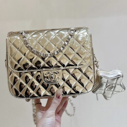 CHANEL Gold Backpack product photo 1