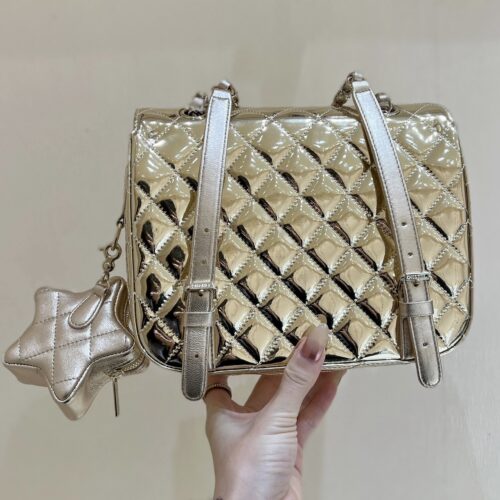 CHANEL Gold Backpack product photo 3