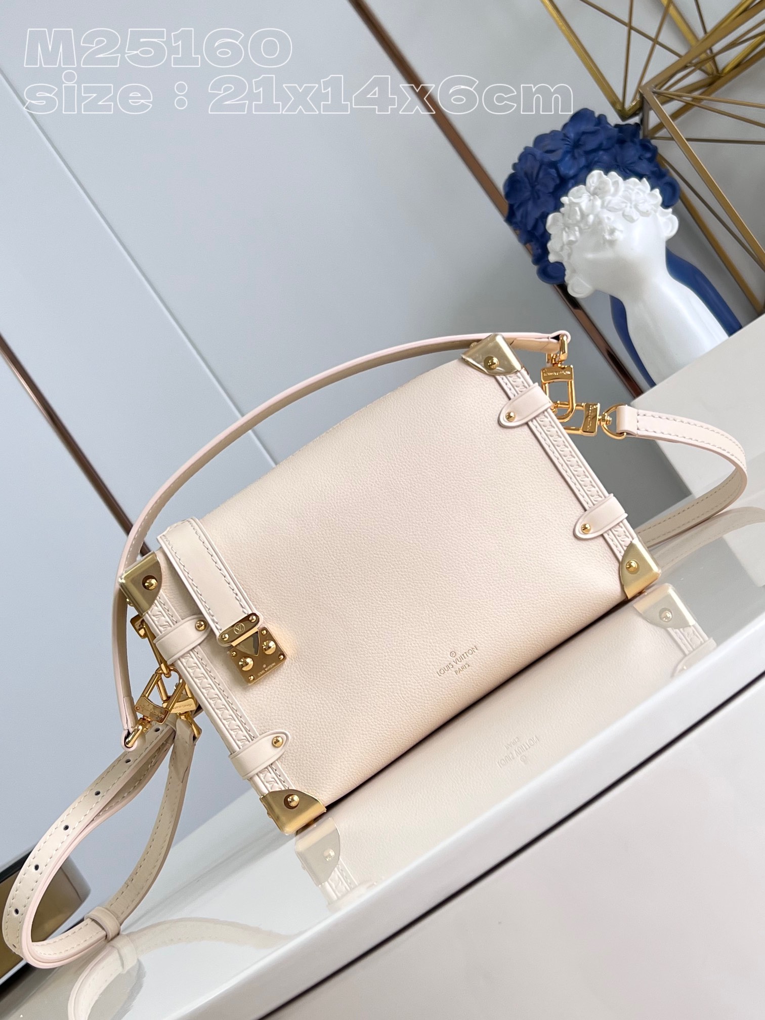 High Quality Luxury Louis Vuitton Side Trunk Medium Crossbody Bag