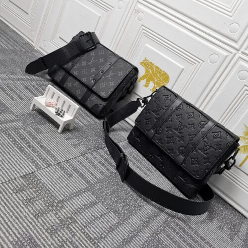 High Quality Luxury Louis Vuitton Trunk Messenger Black M57726/M45727