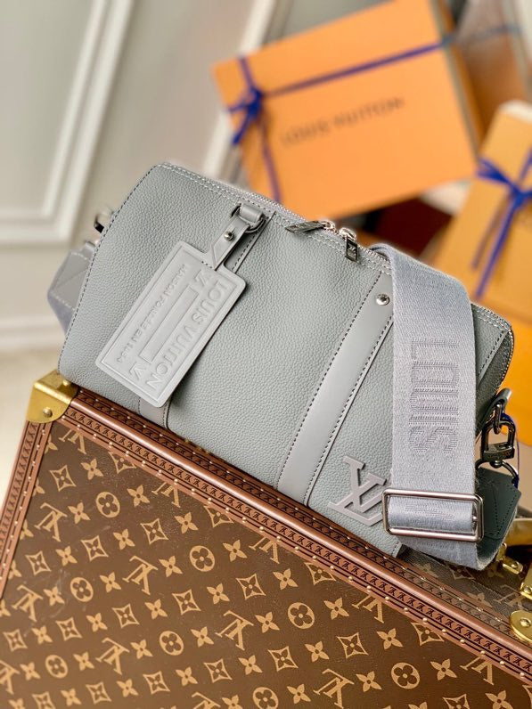 High Quality Luxury Louis Vuitton City Keepall Gray M59328