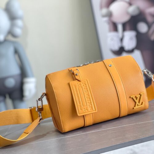 High Quality Luxury Louis Vuitton City Keepall Saffron Yellow M21438