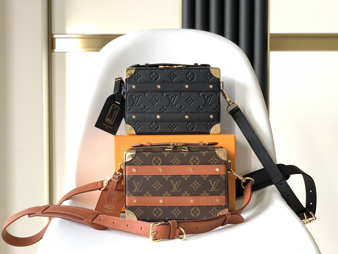 High Quality Luxury Louis Vuitton Collaboration Handle Trunk M57971/M45785