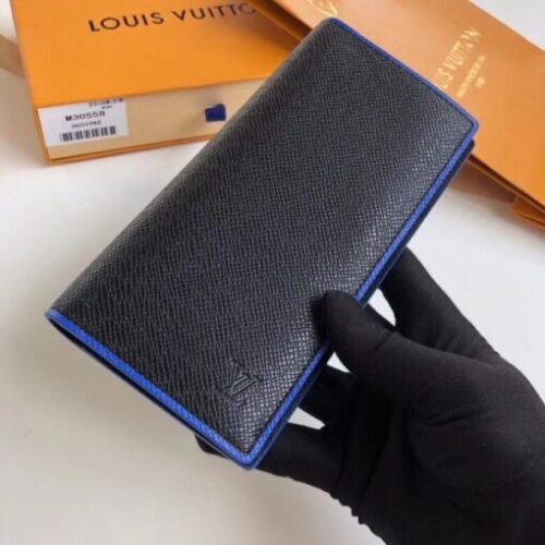 High Quality Luxury Louis Vuitton Brazza Wallet Taiga Leather M30558 Blv1083