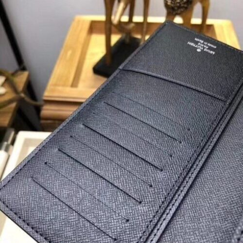High Quality Luxury Louis Vuitton Brazza Wallet Eclipse Silver M63027 Blv1106 product detail