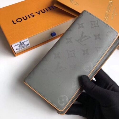 High Quality Luxury Louis Vuitton Brazza Wallet Monogram Titanium M63236 Blv1118