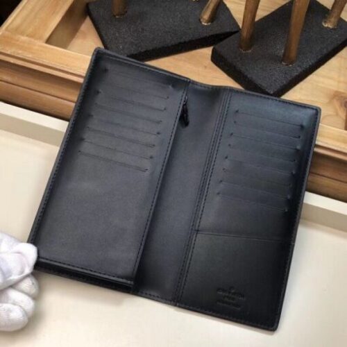 High Quality Luxury Louis Vuitton Brazza Wallet Dark Infinity Leather M63256 Blv1047 alternate view
