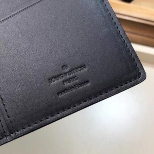 High Quality Luxury Louis Vuitton Brazza Wallet Dark Infinity Leather M63256 Blv1047 product detail