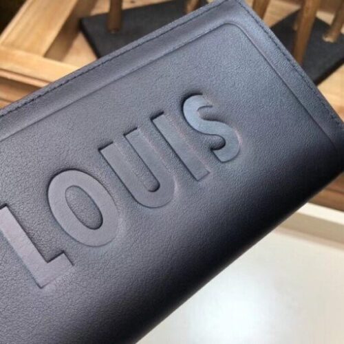 High Quality Luxury Louis Vuitton Brazza Wallet Dark Infinity Leather M63256 Blv1047 product detail