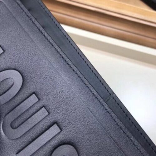 High Quality Luxury Louis Vuitton Brazza Wallet Dark Infinity Leather M63256 Blv1047 product detail