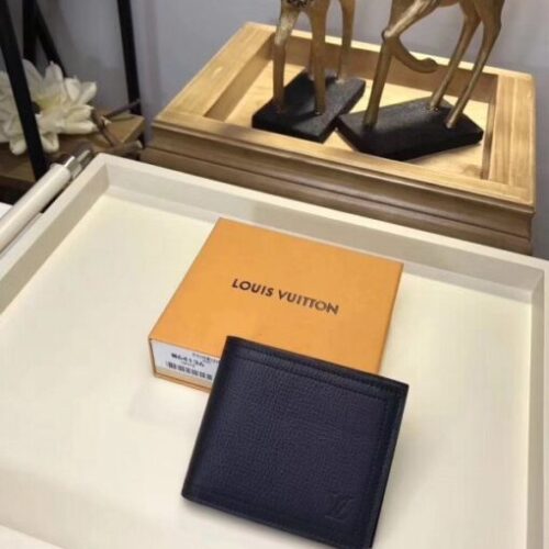 High Quality Luxury Louis Vuitton Compact Wallet Utah Leather M64135 Blv1121
