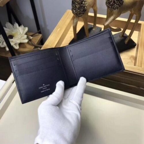 High Quality Luxury Louis Vuitton Compact Wallet Utah Leather M64135 Blv1121 alternate view