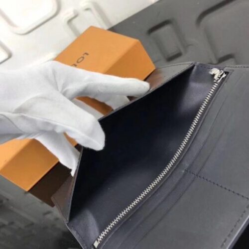 High Quality Luxury Louis Vuitton Long Coin Wallet Utah Leather M64138 Blv1124 product detail