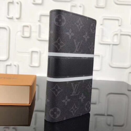 High Quality Luxury Louis Vuitton Brazza Wallet Monogram Eclipse M64438 Blv1105 alternate view