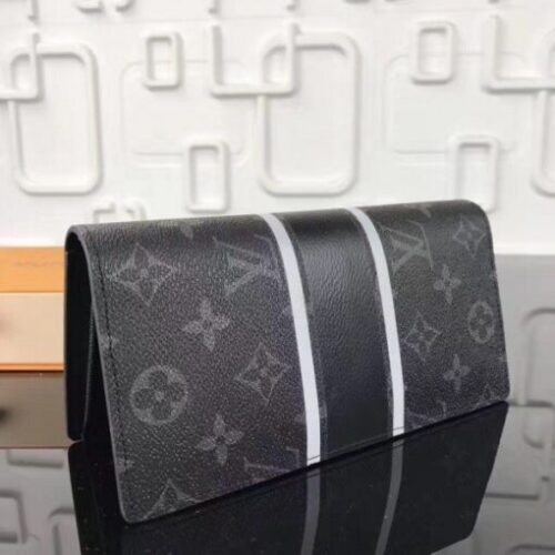 High Quality Luxury Louis Vuitton Brazza Wallet Monogram Eclipse M64438 Blv1105 product detail