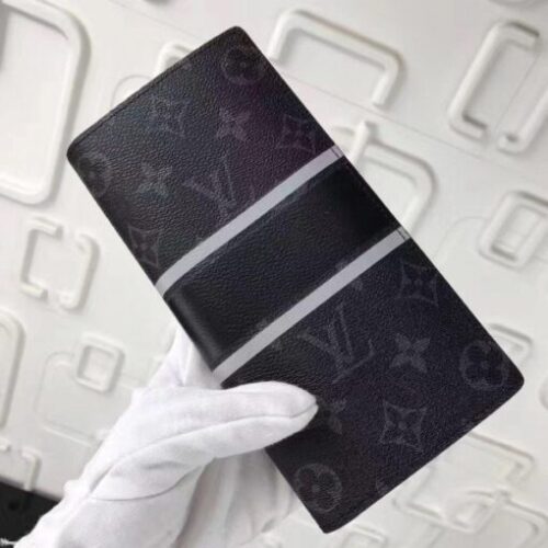 High Quality Luxury Louis Vuitton Brazza Wallet Monogram Eclipse M64438 Blv1105 product detail