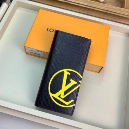 High Quality Luxury Louis Vuitton Brazza Wallet Epi Leather M67910 Blv1054