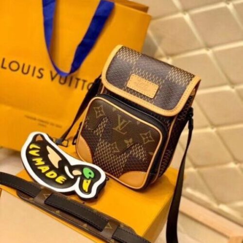 High Quality Luxury Louis Vuitton Nano Amazone Messenger Bag N40357 Blv902