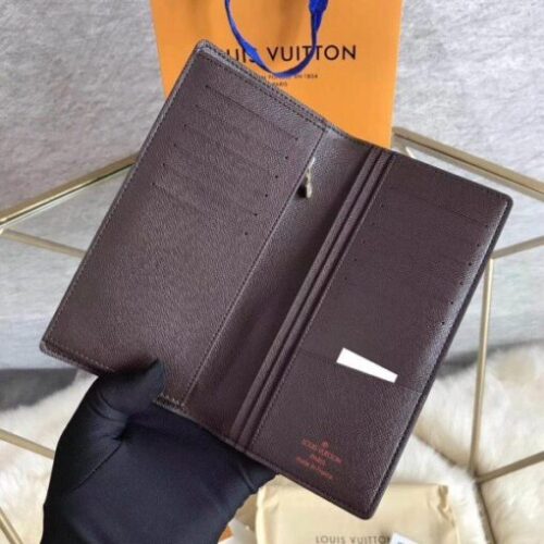 High Quality Luxury Louis Vuitton Brazza Wallet Damier Ebene N60017 Blv1021 product detail