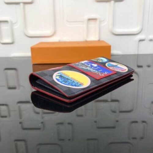 High Quality Luxury Louis Vuitton Brazza Wallet Damier Graphite Patches N60091 Blv1030 product detail
